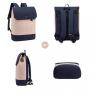 LOVEVOOK wholesale new design eco-friendly hot sell 100% recycled PET portable durable school bag 15.6 in laptop backpack unisex