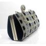 Fashion Glass studded rhinestone clutch bag women bride shoulder clutch bag evening bags for woman