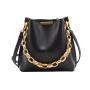 China Supplier Bolsos Mujer Shoulder Bag Chains Crossbody Pure Color Sac A Main Femme  Hand Bags For Women