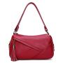 Casual Shoulder Bag Genuine Cowhide Handbags for Ladies Clutch Bag