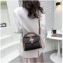 High Quality Luxury PU Leather Crossbody Shoulder Bag Single Strap Zipper Lock Fashionable New Design Women Customizable Brand