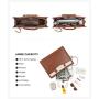 LOVEVOOK Designer Luxury Laptop Bag Women Waterproof Leather Computer Tote Bag Business Office Briefcase Large Capacity Handbag