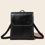Mochilas Wholesale Vintage Fashion Oil Wax Genuine Leather Briefcase Multi functional Women Leisure Backpack Shoulder Hand Bag