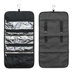 Large Capacity Hanging Folding Travel Toiletry Storage Organizer Bag Cosmetic Organizer Storage Bag With Hook