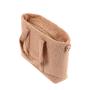 High Quality Low Price Portable Bag Storage Huge Reusable Folding Cheap Ladies Women Large Capacity Zip Fuzzy Sherpa Tote Bag