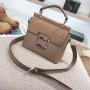 Hot selling fashion wide shoulder strap portable crossbody small square bag frosted shoulder bag