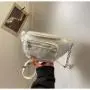 Ladies 2024 new style trendy waist bag shoulder crossbody chain fashion bag multi-pocket girls small chest bag