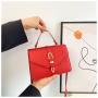 2023 New Fashion One Shoulder Small Square Bag Litchi Pattern Magnetic Buckle High Capacity Handbag Bag Ladies