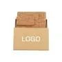 Custom Cork Leather Credit Card Holder Wallet Slim RFID Blocking Magnetic Card Holder