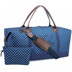 Sucipi 2022 Travel Bag Fashion Canvas Overnight Carry On Toiletry Bag with Shoes Compartment Women Men Duffle Bags