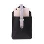 Custom Fancy Real Leather Phone Wallet Pouch Bag With Card Slot Crossbody Mobile Phone Shoulder Bag Case