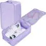 Gelory Custom Logo Portable Business Trip Travel Shoe Bag Waterproof Shoe Packing Cubes with Handle Holds 2 Pair of Shoes