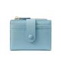 KBW512 Women Short Wallet Wholesale Student Zipper Multifunctional Folding Card Bag PU Simple Ladies Bifold Wallet