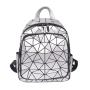 Wholesale Custom Holographic Reflective Bag Wallet Clutch Set Geometric Luminous Purses and Handbags women Backpacks