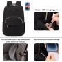 LOVEVOOK 2023 casual waterproof laptop backpack men lightweight carry on travel bags large capacity women's school bookbag