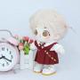 Little skirt can changing doll dressing humanoid  cotton custom doll props accessories 20cm cute doll
