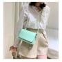 KBW125 2023 Ramadan Offers Hot Sale Simple PU Textured Shoulder Messenger Bag Casual Girls Mini Bag