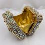 2024 Fashion Luxury Customize Crystal Evening Box Bags For Women High Quality Jewelry Wedding Ladies Clutch Bag