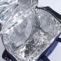 Aluminum Foil Insulated Cooler Bags Waterproof Nylon Portable Adjustable Strap Lunch Bag Kids Cooler Box Thermal Lunch Bag