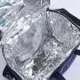 Aluminum Foil Insulated Cooler Bags Waterproof Nylon Portable Adjustable Strap Lunch Bag Kids Cooler Box Thermal Lunch Bag