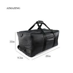 Smell Proof Duffle Backpack Custom Carbon Lined Odor Proof Bag with Lock Waterproof Zipper Odor Proof Carbon Lining