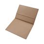 A4 A5 high quality soft PU leather custom emboss logo leather diary notebook cover