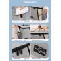 ZF058 New Waterproof Large-capacity Lunch Bag Outdoor Picnic Bag Polyester Insulation Anti-fouling Handheld Shoulder Ice Bag