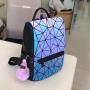 LOVEVOOK droppshipping fashion luxury women bags bagpack ladies purse university girls geometric luminous school backpacks