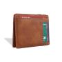 2022 New leather magic wallet card holder rfid blocking elastic band wallet magic card holder