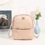Mini backpack 2024 wholesale pu leather backpacks for women embroidery solid color small ladies shoulder bags