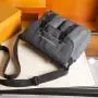 Waterproof PU Leather Messenger Crossbody Business Mobile Phone Bag