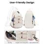 LOVEVOOK Custom Logo Fashion Anti Theft Convertible Waterproof Travel Messenger Shoulder Crossbody Chest Bag For Women sling bag