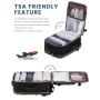 LOVEVOOK OEM 40L Large Capacity Carry On Travel Backpack Flight Approved Business Laptop Back pack Suitcase with 3 Packing Cubes