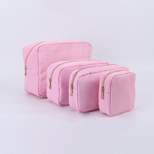 Multi Color Stock Available Custom S M L XL Beauty Cosmetic Bag Waterproof Women Organize Make Up Bag Nylon Toiletry Bag