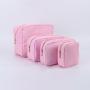 Multi Color Stock Available Custom S M L XL Beauty Cosmetic Bag Waterproof Women Organize Make Up Bag Nylon Toiletry Bag