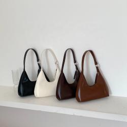 Factory Wholesale Fashion Women's Hand Underarm Bag High Quality Simple Handbag Messenger Bag Summer PU Leather Shoulder Bag