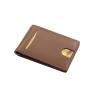 RFID blocking minimalist front pocket wallet genuine leather mens slim wallet with money clip