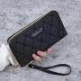 Wholesale Lady Purse Long Wallet Zipper Large Capacity Coin Purse Women's Phone Wallets sac tendance 2024 carteras para mujer