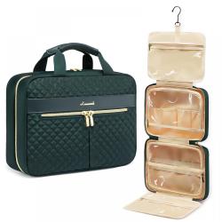 LOVEVOOK Fashion ladies Cosmetic Bag Travel Organizer waterproof Makeup bags with Hanging Hook travel Toiletry Bag for Women