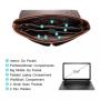 LOVEVOOK Leather Messenger Bag Waterproof Laptop Tote business bag anti-theft shoulder Cute handbags Briefcase Women laptop bags