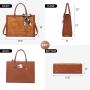 LOVEVOOK Wholesale Custom logo 15.6 inch Computer Tote Bag Handbag Shoulder Bag Purse Business Briefcase Laptop Bag for Women