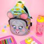 Customized Products Insulation Kids Lunch Bag with Strap Thermal Insulated Zipped Pocket Nursery School CoolerInsulation Kids L