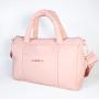 CHANGRONG Custom Mini Ladies Pink Nylon Sports Gym puffer duffle bag