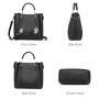 LOVEVOOK Women Handbags Female Shoulder Crossbody Bag with Embroidery High Quality Messenger Bags Ladies Purse 2 Bag Set