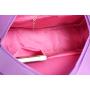 Purple Animal Shape School Bag Custom Clear Pvc Ita Backpack with Pins Display PU Leather Bag