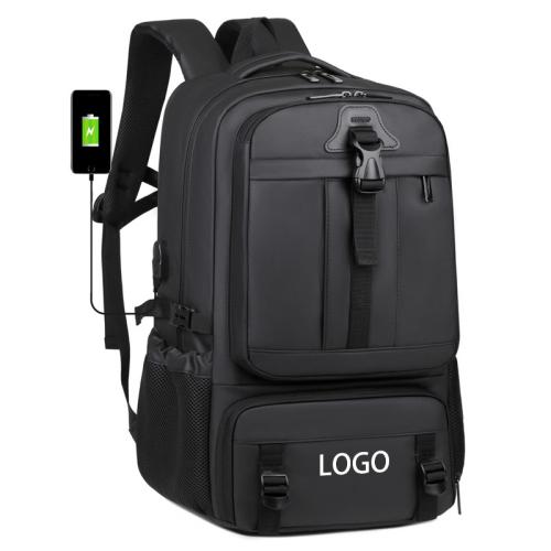 custom logo youth men's back bags multifunctional 17 inch business mochila sport travel laptop backpack with shoe storage