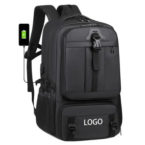 custom logo youth men's back bags multifunctional 17 inch business mochila sport travel laptop backpack with shoe storage