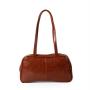 Customized LOGO Korean Casual Black Shoulder Bag PU Leather Large Capacity Hobo Bag High Quality Women's Tote Bag