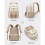LOVEVOOK custom logo Cute Backpack Large Capacity 15.6 17in computer bags for women men school travel work laptop backpacks