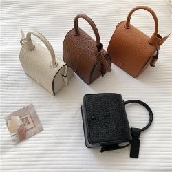 New Fashion Women's Sling Handbag Trend Simple One Shoulder Crossbody Bag Crocodile Pattern Hard Shell Square Box Bag For Women